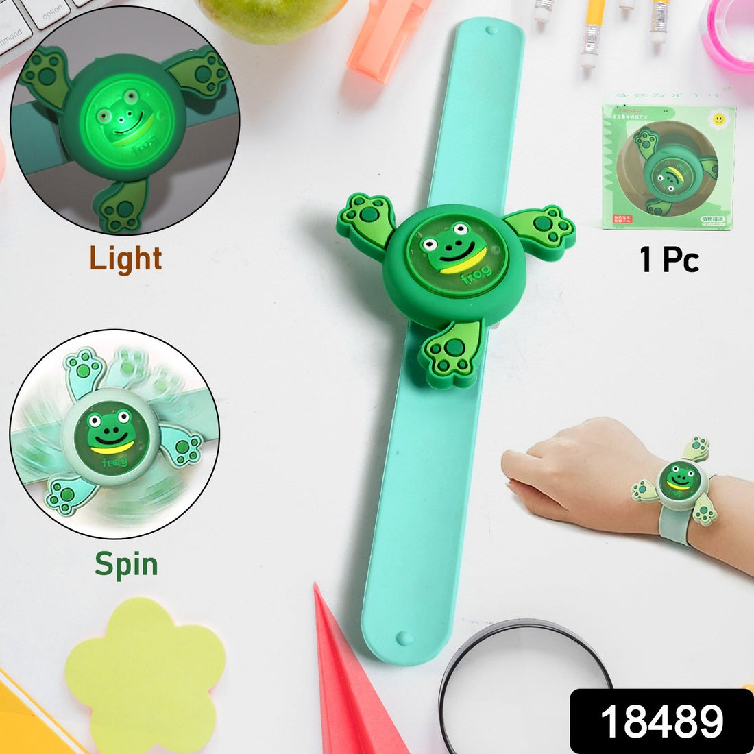 GlowSpin Slap Band